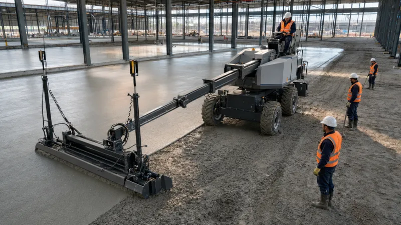 Laser Screed Beton Uygulaması Nedir? Avantajları ve Uygulama Süreci